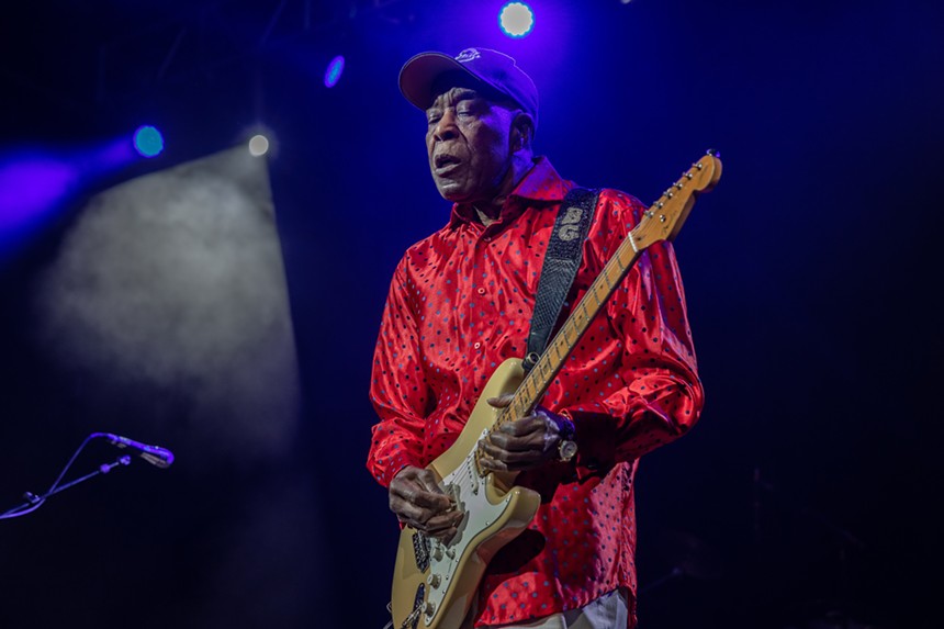 The great Buddy Guy brought the true blues to Dallas. - ANDREW SHERMAN