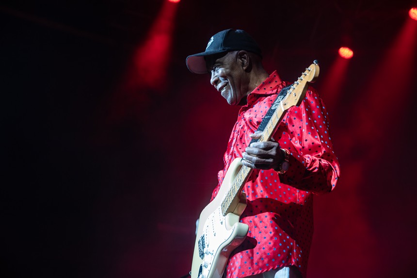 Buddy Guy fit right in at the House of Blues. - ANDREW SHERMAN