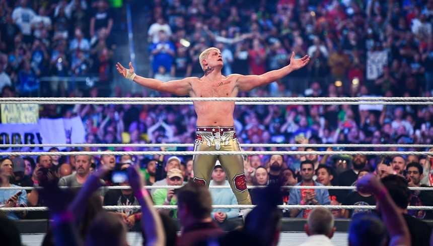 WrestleMania brought out legends and fans for a two-night event. - COURTESY WWE