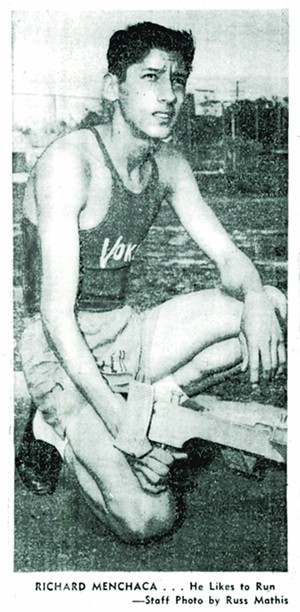 Richard Menchaca was a state champion in track. - COURTESY RICHARD MENCHACA