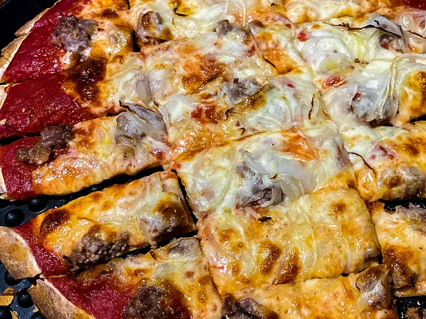 the slices were more rectangular than square, for those who love geometry. - HANK VAUGHN
