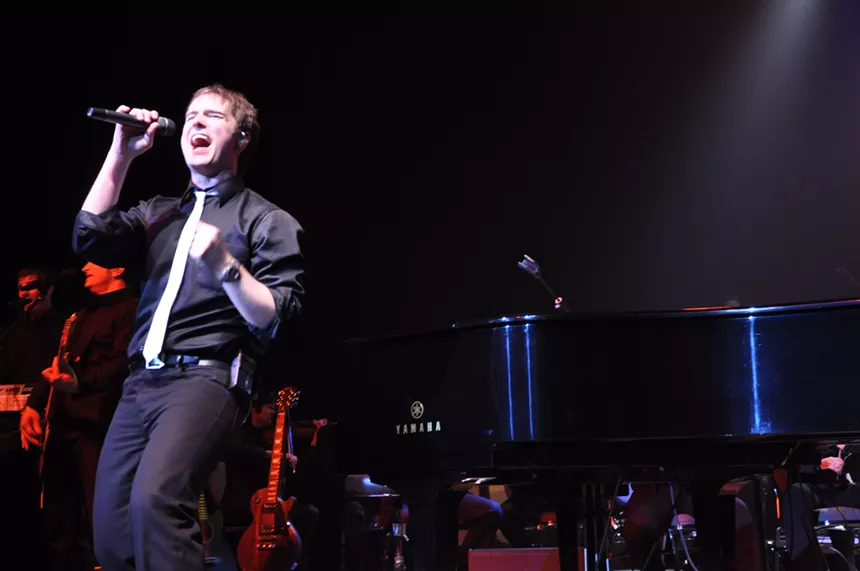 "You had to be a big shot, didn't you," Michael Cavanaugh. Singing the songs of Billy and Elton. - COURTESY OF EISEMANN CENTER