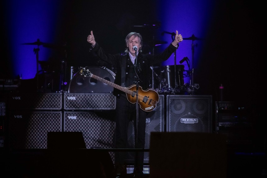 Paul McCartney knows what song the audience wants to hear, and delivered big time on Tuesady. - ANDREW SHERMAN