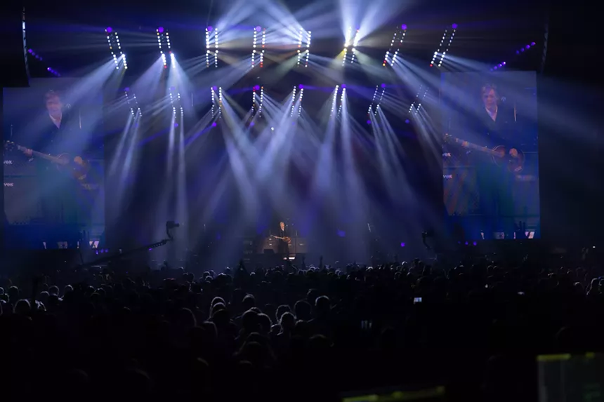 McCartney went through classics like "To come back" in his Get Back Tour, which stopped in Fort Worth on Tuesday evening. -ANDREW SHERMAN