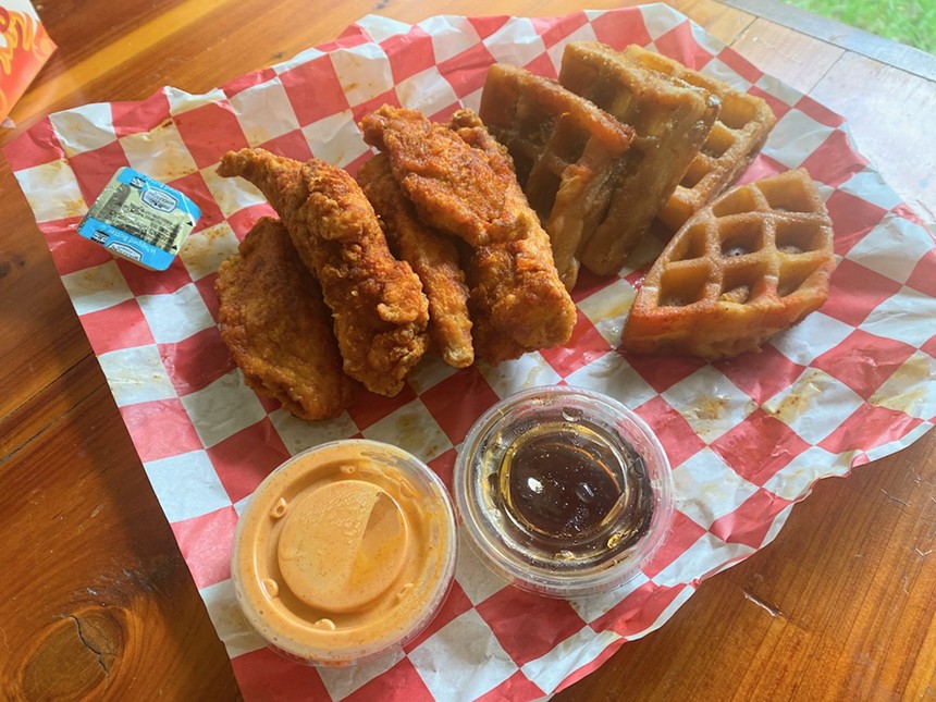 The chicken and waffles were some of the best we've had. - LAUREN DREWES DANIELS