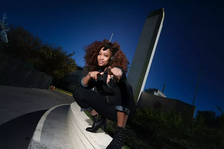 Natural Hiiigh is a DJ in Dallas who takes listeners to another place. She'll be spinning at Femme Fest with Ursa Minor. - MIKE BROOKS