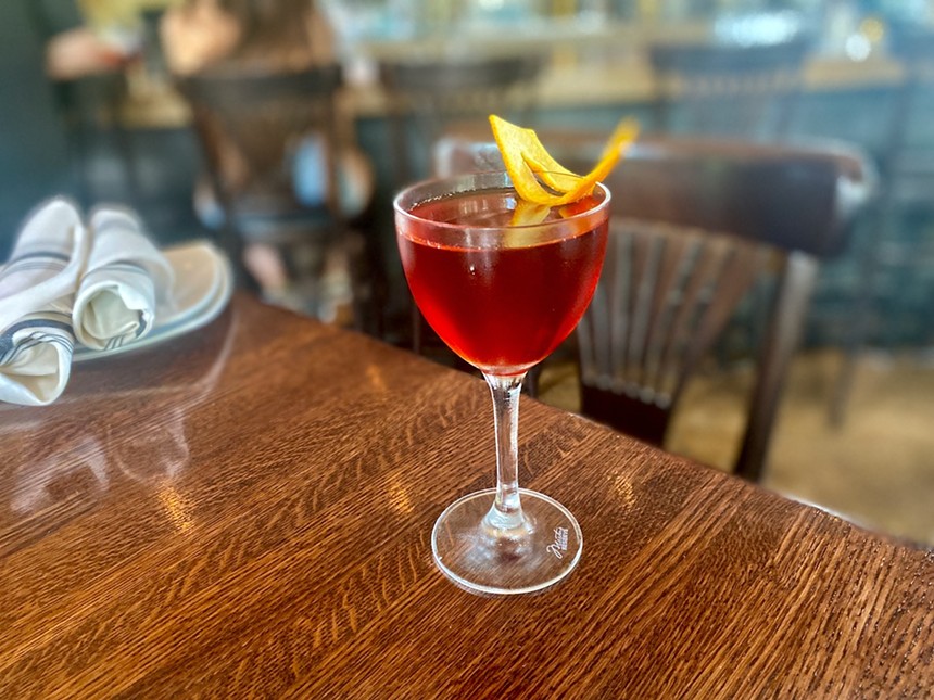 A classic boulevardier cocktail at Boulevardier. - LAUREN DREWES DANIELS