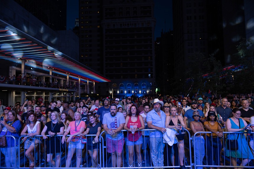 The crowds came out despite the heat to see acts such as Nikki Lane. - ANDREW SHERMAN