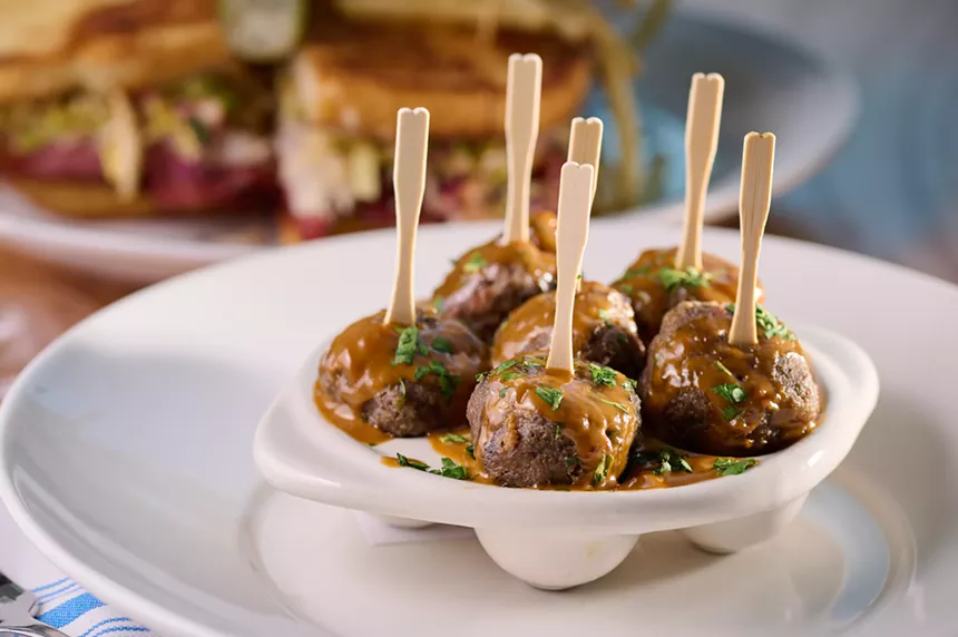 Meaty smalls come swimming in a voodoo sauce that is pure goodness. - Alison McClain