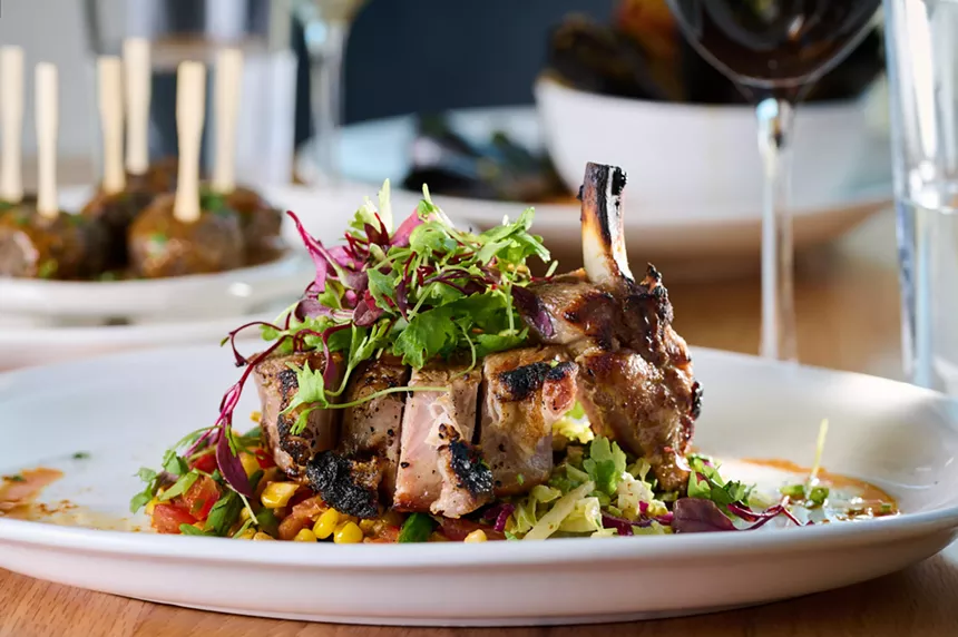 The Low Country Pork Shop comes with a refreshing honey mustard slaw. - Alison McClain
