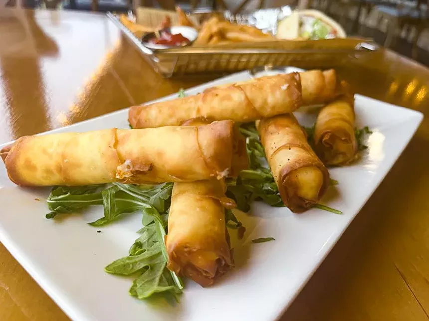 Feta rolls from Agroa, a Greek restaurant in Frisco.