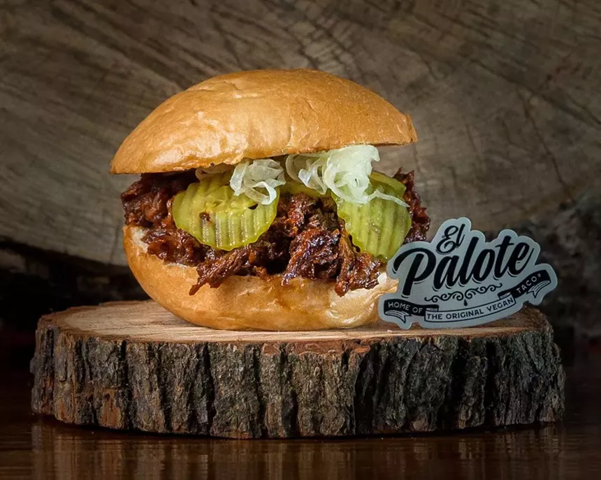 El Palote Panaderia barbecue sandwich