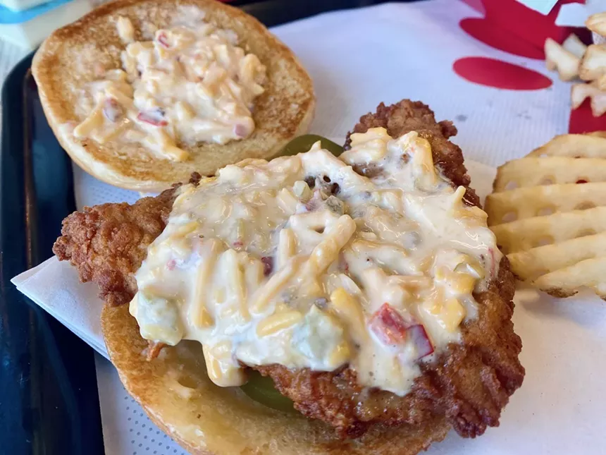 ChickfilA Rolls with a New Spicy Pimento Cheese Chicken Sandwich