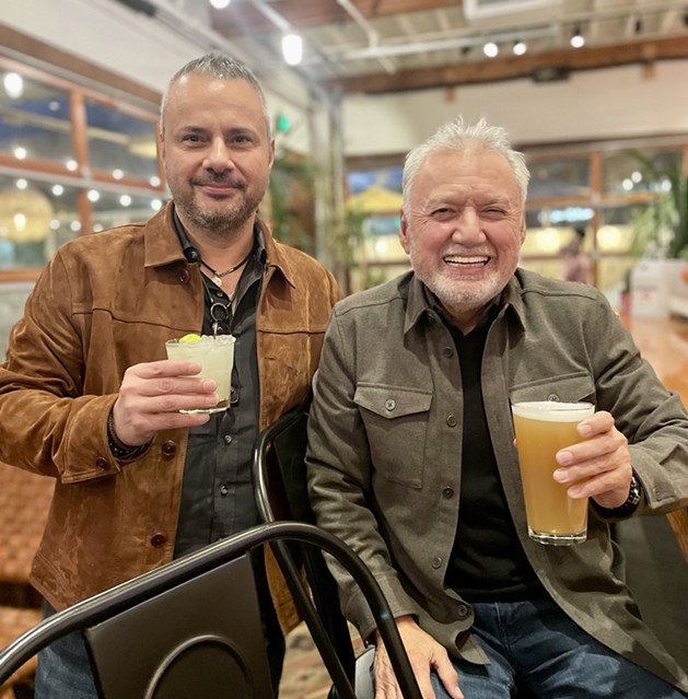 Founders of Chiloso, David Balli (left) and his uncle Jose Obregon