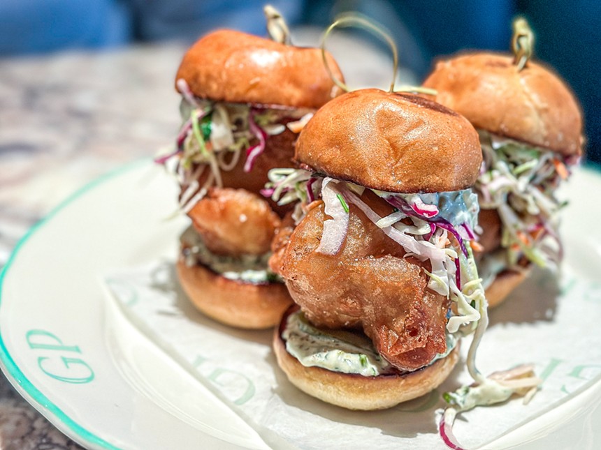 Fried grouper sandwiches at Green Point Seafood and Oyster Bar in Dallas