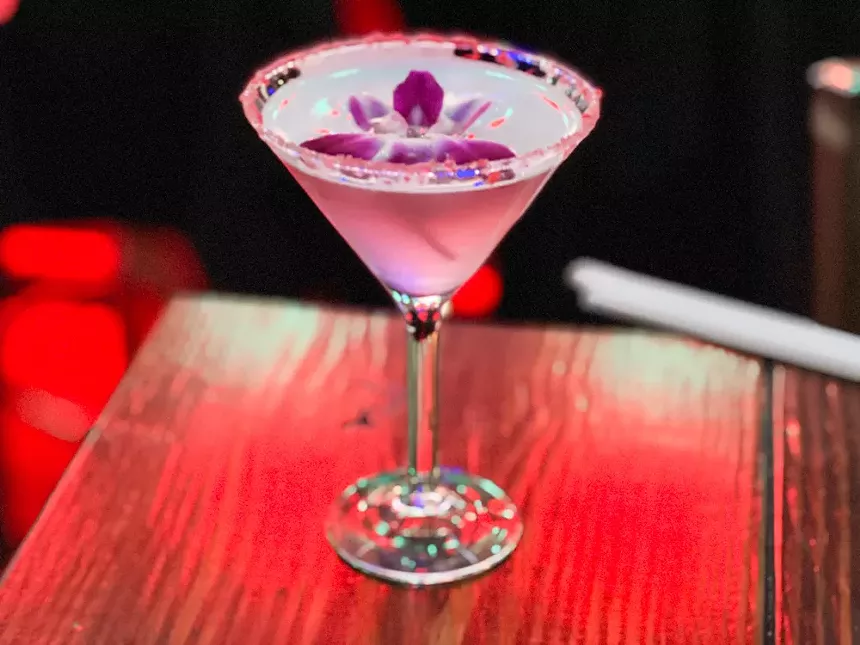 cocktail at aviator's wings
