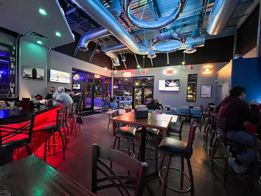 the interior at aviators