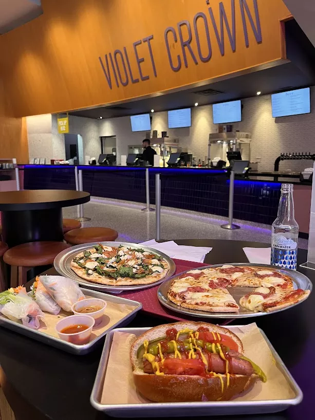 The Violet Crown has a full menu of good eats