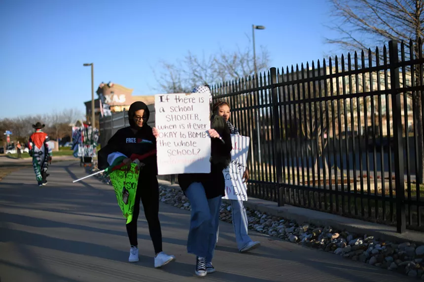 Rally for Palestine at Raytheon in Richardson