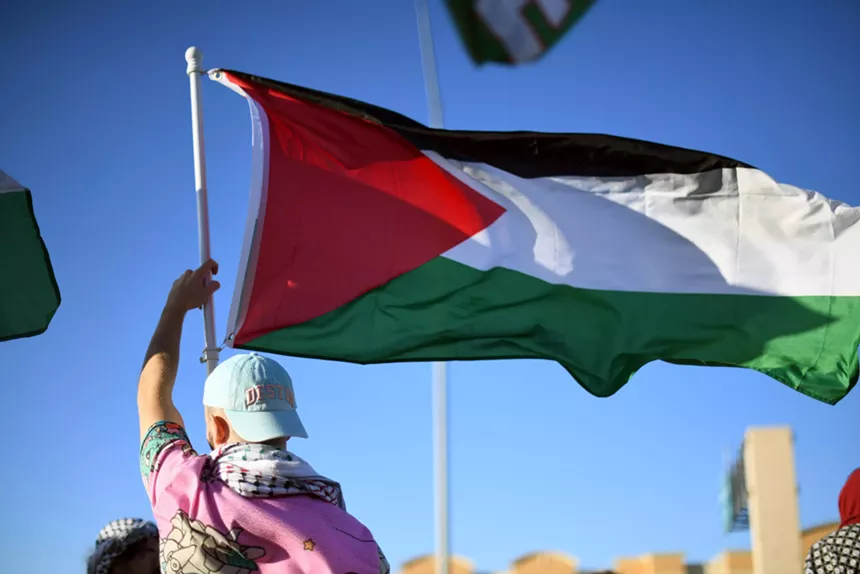 Rally for Palestine at Raytheon in Richardson