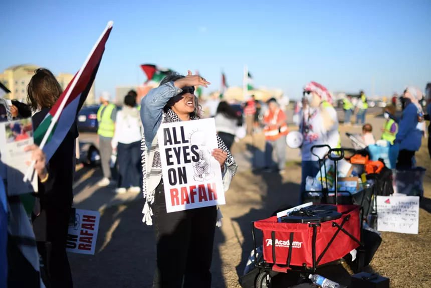 Rally for Palestine at Raytheon in Richardson