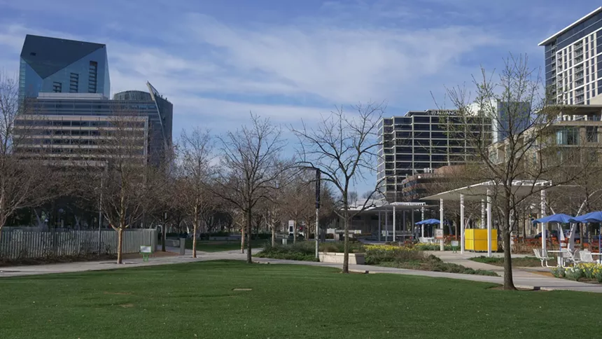 Dallas' Klyde Warren Park, a great place to take someone who hates kids.