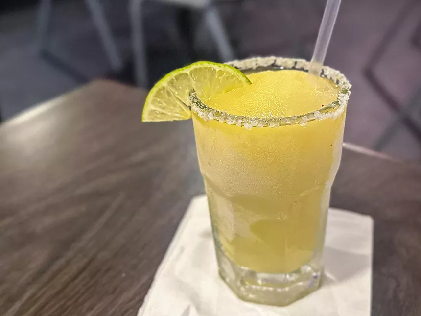 A frozen margarita at casa navarro