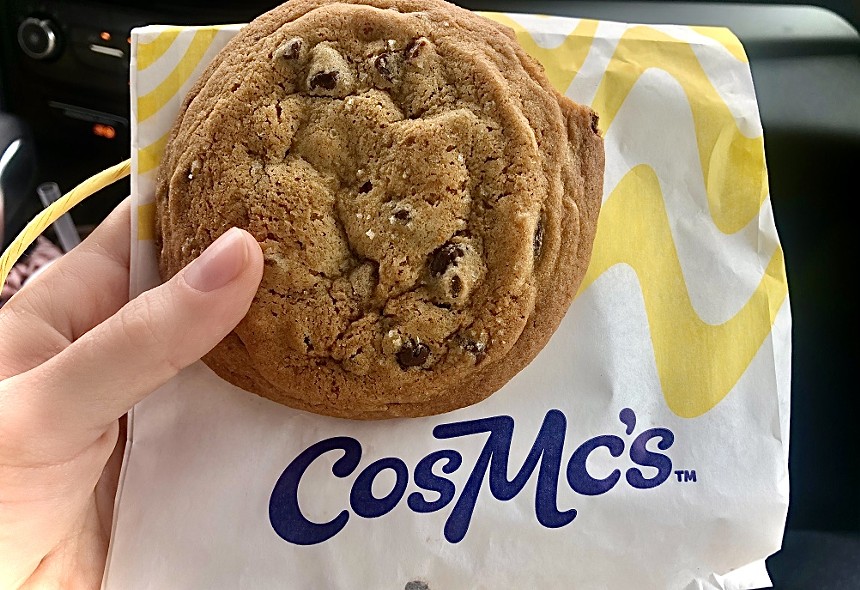 CosMc's chocolate chip cookie