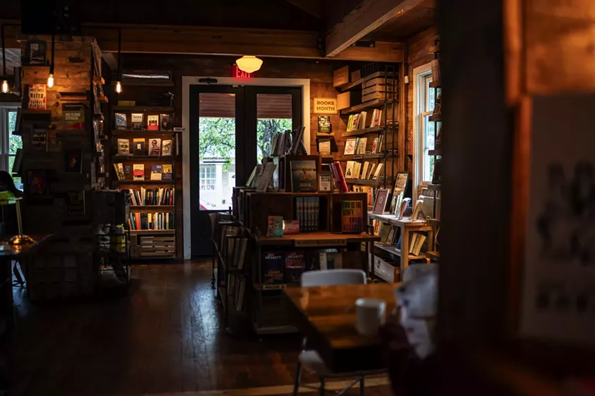Inside the cozy converted home that houses The Wild Detectives.