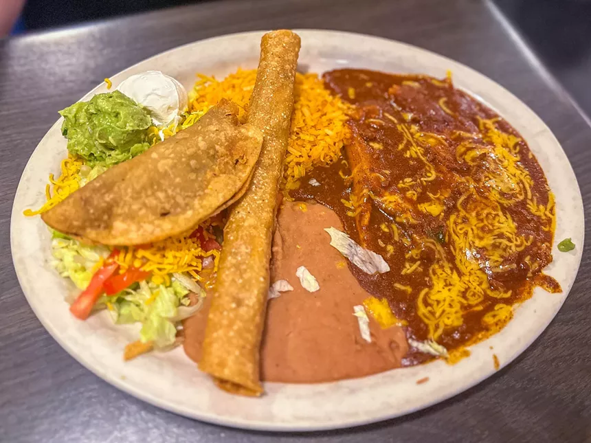 Blanca's plate at Casa Navarro