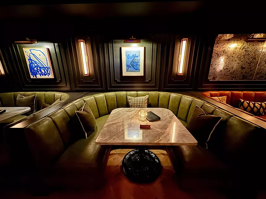 booths at Ginger's