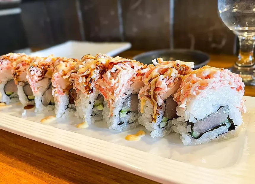The Snow Mountain roll at Maji