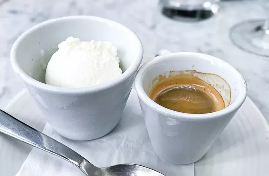 affogato at Eataly