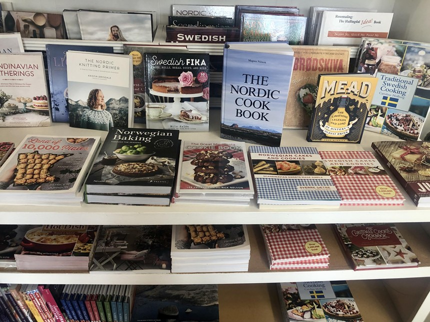 Swedish and Nordic cookbooks.