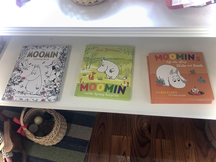 moomin books at Wooden Spoon.