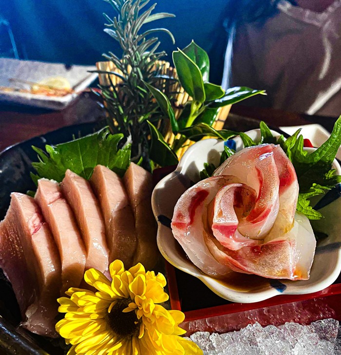 sashimi at Sushi Rock