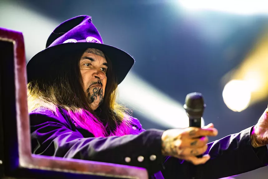Rob Zombie and Alice Cooper performed at Fort Worth's Dickies Arena.