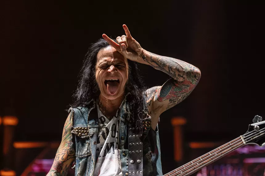 Rob Zombie and Alice Cooper performed at Fort Worth's Dickies Arena.