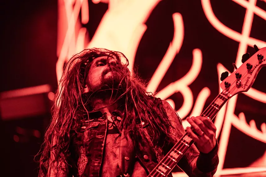 Rob Zombie and Alice Cooper performed at Fort Worth's Dickies Arena.