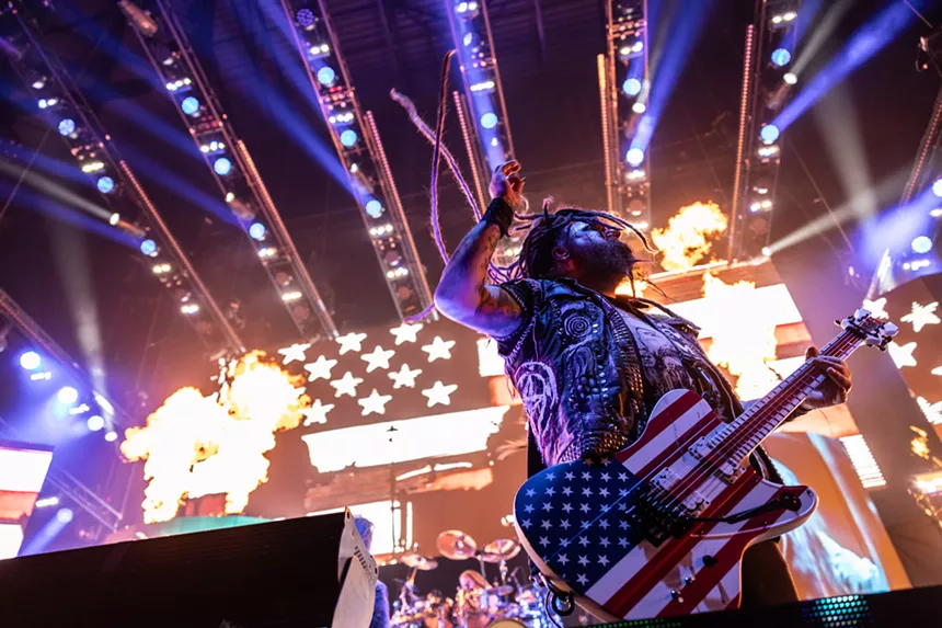 Rob Zombie and Alice Cooper performed at Fort Worth's Dickies Arena.