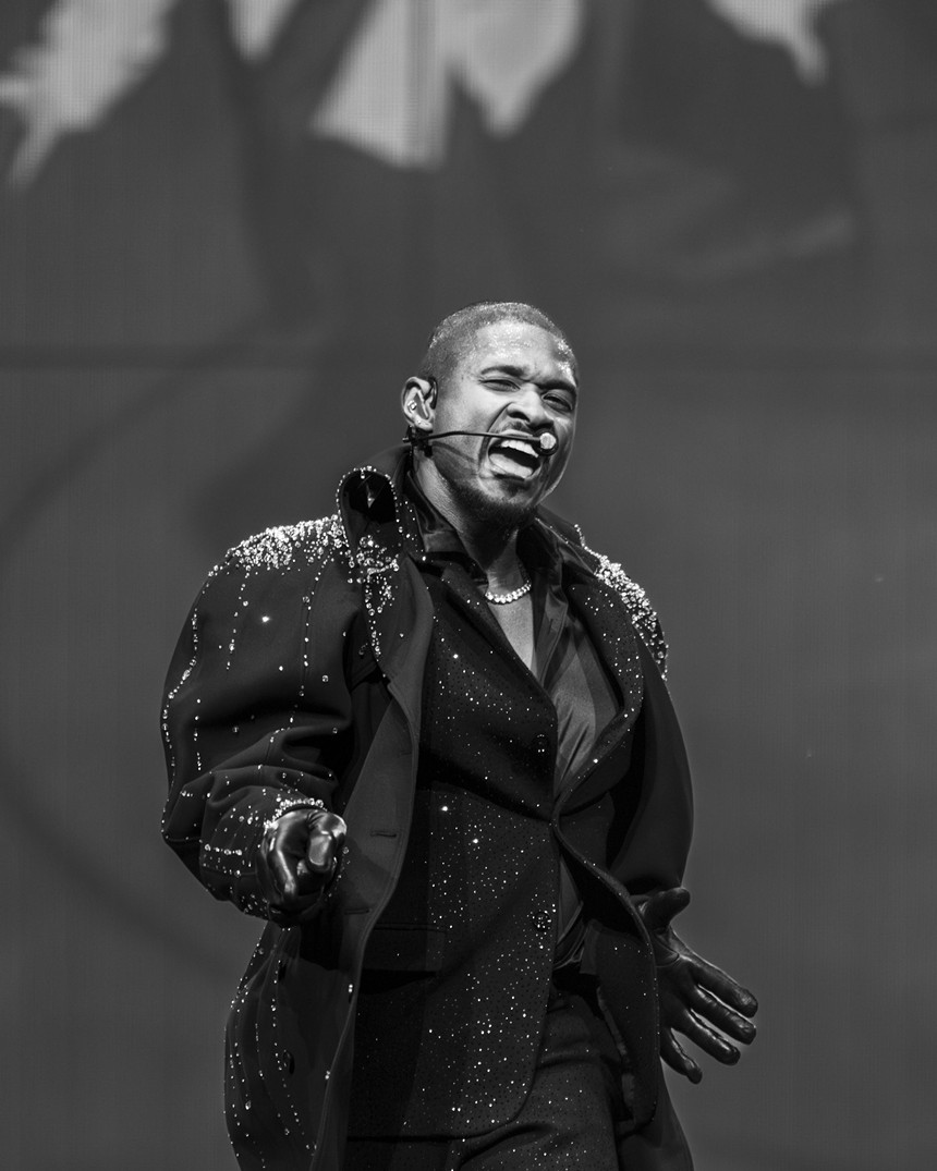 Usher brought the first night of his "Past Present Future" tour to American Airlines Center on Thursday, Oct. 3, 2024.