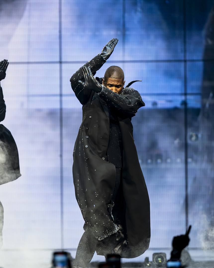 Usher brought the first night of his "Past Present Future" tour to American Airlines Center on Thursday, Oct. 3, 2024.