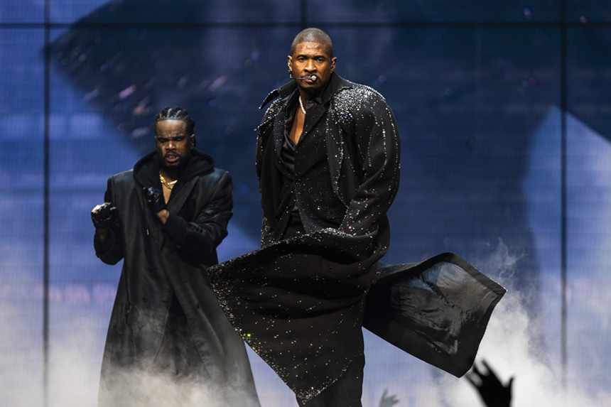 Usher brought the first night of his "Past Present Future" tour to American Airlines Center on Thursday, Oct. 3, 2024.