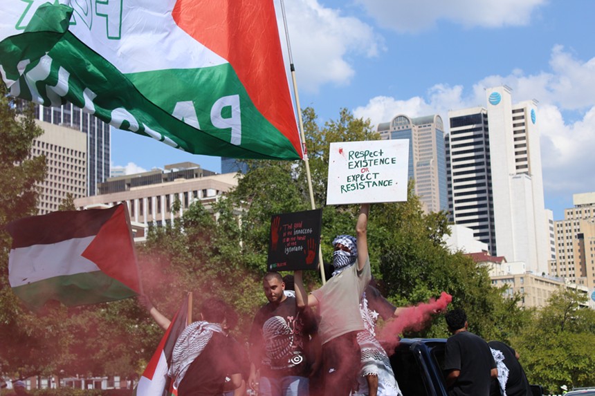 Students stand in solidarity with Palestine in Dallas, joining thousands of students across college campuses doing the same.