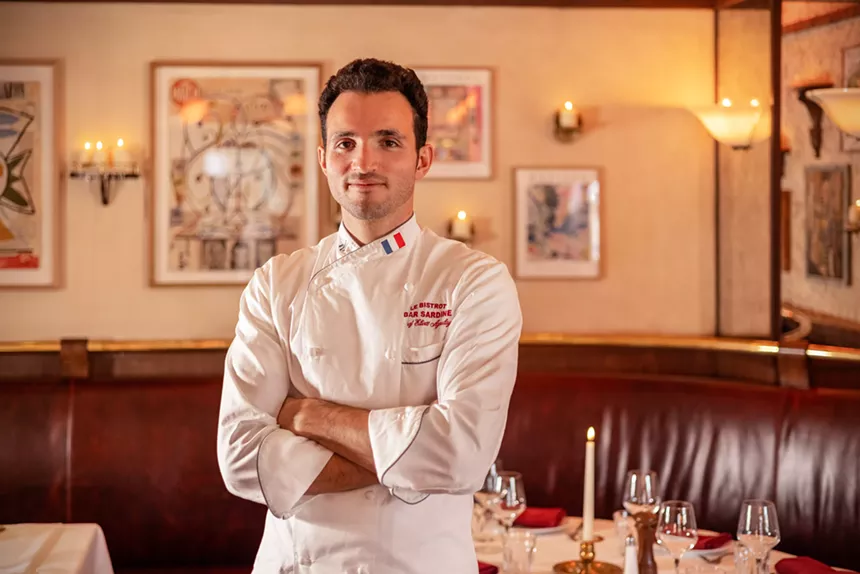chef Elliot Azoulay at Bar Sardine.