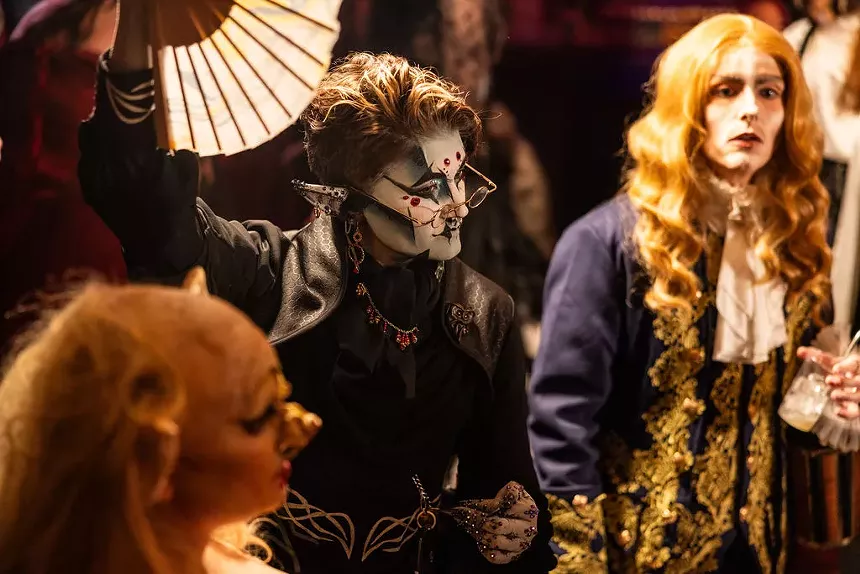 A scene from DJ Blake Ward's High Fantasy party in Dallas.