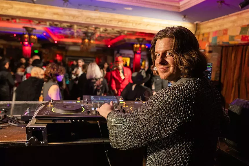 A scene from DJ Blake Ward's High Fantasy party in Dallas.
