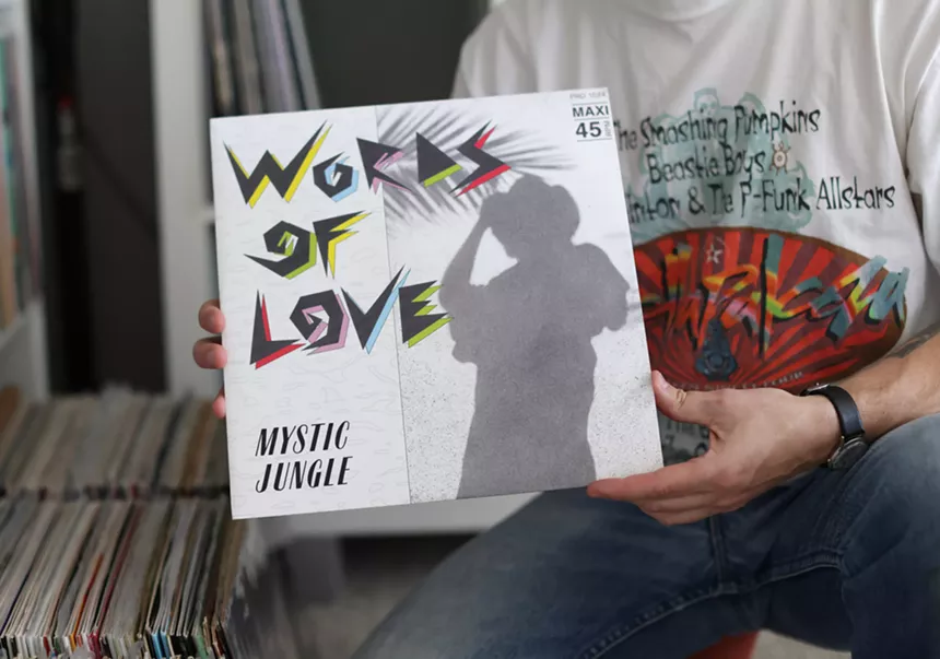 A look inside DJ Sober's vinyl collection.