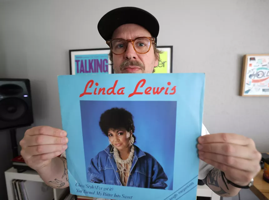 A look inside DJ Sober's vinyl collection.