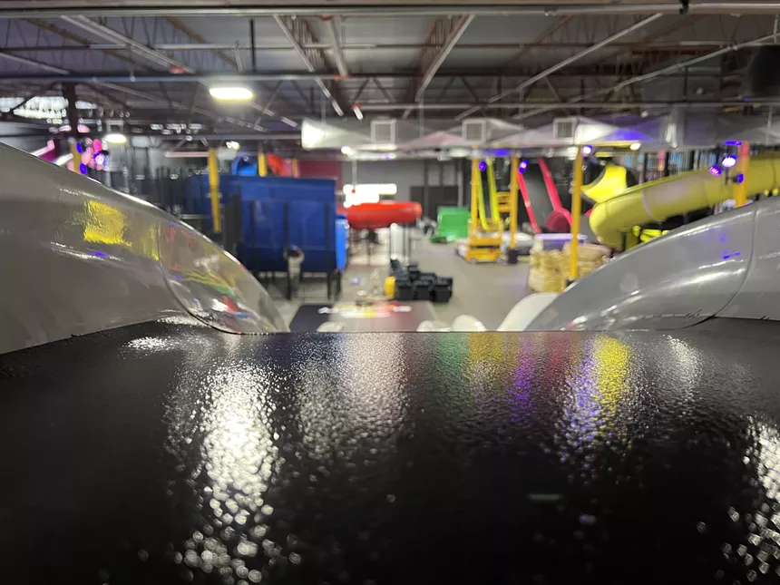 A view of the new Slick City Action Park in Arlington